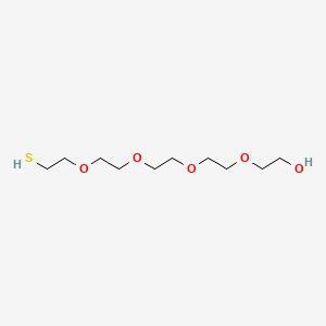 molecular formula C10H22O5S B8103761 Thiol-PEG5-alcohol 