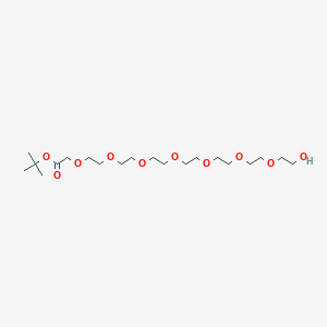 molecular formula C20H40O10 B8103781 Hydroxy-PEG7-CH2-Boc 