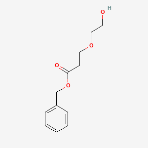 molecular formula C12H16O4 B8103796 HO-PEG1-Benzyl ester 