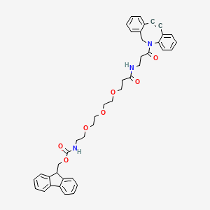molecular formula C42H43N3O7 B8103959 DBCO-NHCO-PEG3-Fmoc 