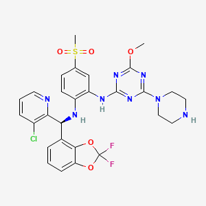 molecular formula C28H27ClF2N8O5S B8103967 Dot1L-IN-4 