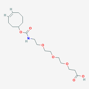 molecular formula C18H31NO7 B8104079 TCO-PEG3-acid 