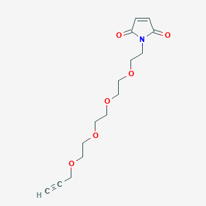 molecular formula C15H21NO6 B8104089 Mal-PEG4-Propargyl 
