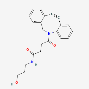 molecular formula C22H22N2O3 B8104255 DBCO-C3-alcohol 