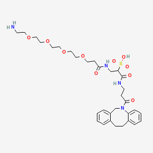 molecular formula C32H46N4O10S B8104281 Sulfo DBCO-PEG4-Amine 