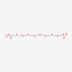 molecular formula C24H48O13S B8104402 Ms-PEG8-Boc 