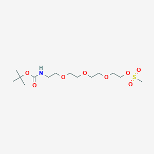 molecular formula C14H29NO8S B8104416 t-Boc-N-Amido-PEG4-Ms 