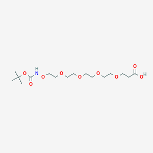 molecular formula C16H31NO9 B8104426 Boc-aminoxy-PEG4-acid CAS No. 2062663-68-5