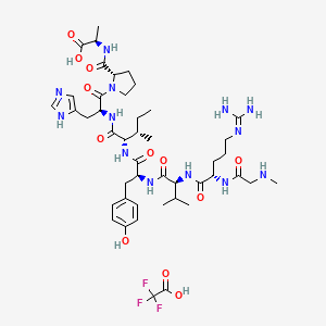 molecular formula C45H68F3N13O12 B8104530 Trv-120027 (tfa) 
