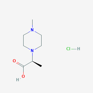 (S)-2-(4-methylpiperazin-1-yl)propanoic acid hydrochloride