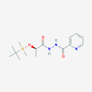 molecular formula C15H25N3O3Si B8104632 C15H25N3O3Si 