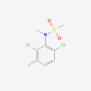 molecular formula C9H11Cl2NO2S B8104670 N-(2,6-dichloro-3-methylphenyl)-N-methylmethanesulfonamide 