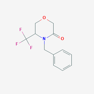 4-Benzyl-5-(trifluoromethyl)morpholin-3-one