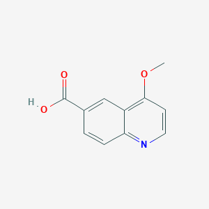 molecular formula C11H9NO3 B8104731 4-Methoxyquinoline-6-carboxylic acid 