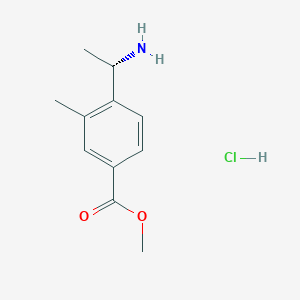 Methyl (S)-4-(1-aminoethyl)-3-methylbenzoate hydrochloride