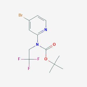 Tert-butyl (4-bromopyridin-2-yl)(2,2,2-trifluoroethyl)carbamate