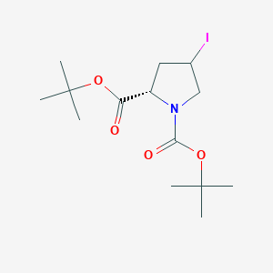 (2S)-DI-Tert-butyl 4-iodopyrrolidine-1,2-dicarboxylate