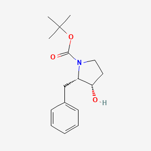 (2SR,3SR)-N-t-Butoxycarbonyl-2-benzyl-3-pyrrolidinol