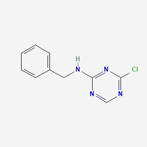 molecular formula C10H9ClN4 B8104838 N-benzyl-4-chloro-1,3,5-triazin-2-amine 