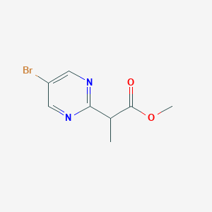Methyl 2-(5-bromopyrimidin-2-yl)propanoate