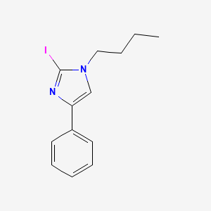 molecular formula C13H15IN2 B8104865 1-Butyl-2-iodo-4-phenylimidazole 