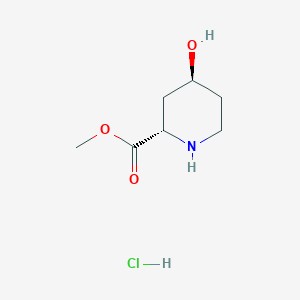 methyl (2S,4S)-4-hydroxypiperidine-2-carboxylate hydrochloride