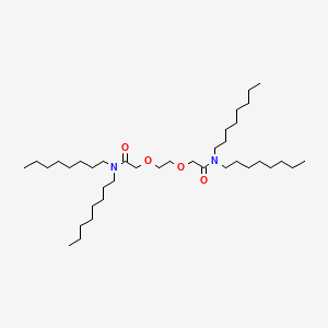molecular formula C38H76N2O4 B8105103 2,2'-[1,2-Ethanediylbis(oxy)]bis(N,N-dioctylacetamide) 