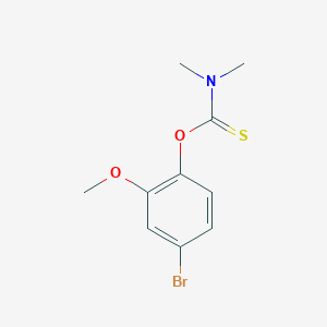 molecular formula C10H12BrNO2S B8105190 O-4-bromo-2-methoxyphenyl dimethylcarbamothioate 