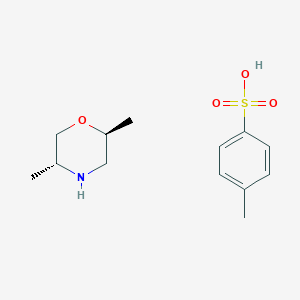 molecular formula C13H21NO4S B8105256 (2R,5S)-2,5-dimethylmorpholine4-methylbenzenesulfonate 