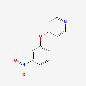 molecular formula C11H8N2O3 B8105289 4-(3-nitrophenoxy)Pyridine 