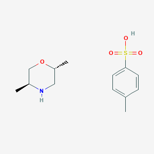 molecular formula C13H21NO4S B8105308 (2R,5S)-2,5-dimethylmorpholine 4-methylbenzenesulfonate 