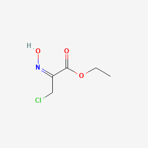 molecular formula C5H8ClNO3 B8105392 EThyl(2E)-3-chloro-2-(hydroxyimino)propanoate 