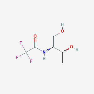 molecular formula C6H10F3NO3 B8105430 N-((2R,3R)-1,3-Dihydroxybutan-2-YL)-2,2,2-trifluoroacetamide 