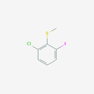 molecular formula C7H6ClIS B8105461 (2-Chloro-6-iodophenyl)(methyl)sulfane 