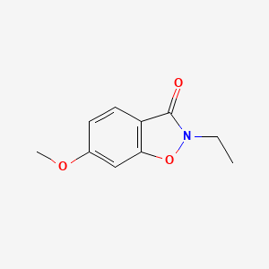 molecular formula C10H11NO3 B8105478 2-ethyl-6-methoxybenzo[d]isoxazol-3(2H)-one 