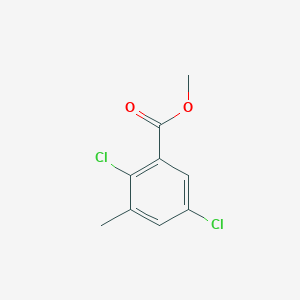 molecular formula C9H8Cl2O2 B8105533 Methyl 2,5-dichloro-3-methylbenzoate 