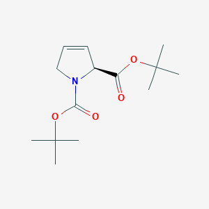 molecular formula C14H23NO4 B8105660 (S)-di-tert-butyl1H-pyrrole-1,2(2H,5H)-dicarboxylate 