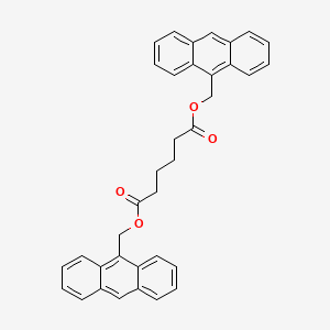 molecular formula C36H30O4 B8105704 Bis(9-anthrylmethyl) adipate 