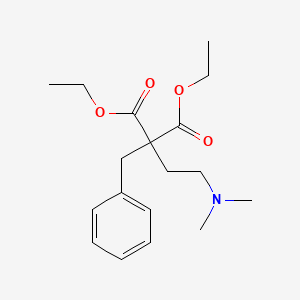 molecular formula C18H27NO4 B8105739 Diethyl 2-benzyl-2-(2-(dimethylamino)ethyl)malonate 