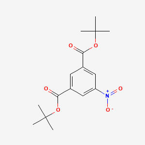 molecular formula C16H21NO6 B8105768 3,5-Di-t-butyloxycarbonyl-nitrobenzene 