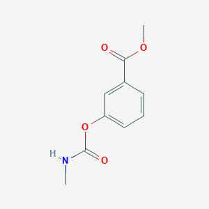 molecular formula C10H11NO4 B8105780 Methyl m-(methylcarbamoyloxy)benzoate 