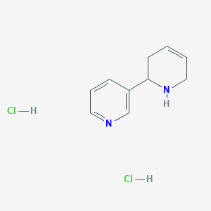 molecular formula C10H14Cl2N2 B8105878 1,2,3,6-Tetrahydro-2,3'-bipyridine dihydrochloride 