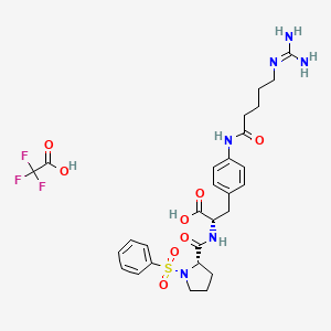 molecular formula C28H35F3N6O8S B8105880 alphavbeta1 integrin-IN-1 (TFA) 