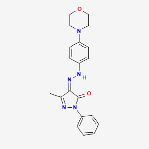 molecular formula C20H21N5O2 B8105897 CID 5716451 