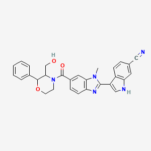 molecular formula C29H25N5O3 B8105983 Pde12-IN-3 
