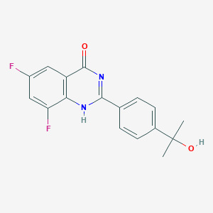 molecular formula C17H14F2N2O2 B8106001 CID 73506793 