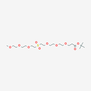 molecular formula C20H40O10S B8106209 m-PEG3-Sulfone-PEG3-t-butyl ester CAS No. 2055041-00-2