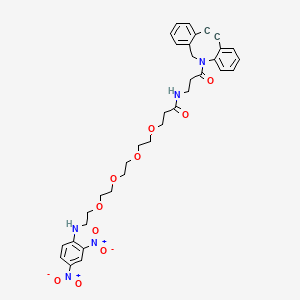 molecular formula C35H39N5O10 B8106226 Dnp-peg4-dbco 