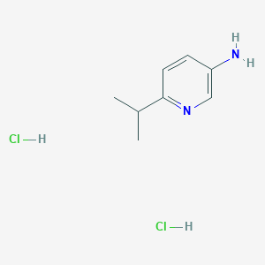 molecular formula C8H14Cl2N2 B8106763 6-Isopropylpyridin-3-amine dihydrochloride 