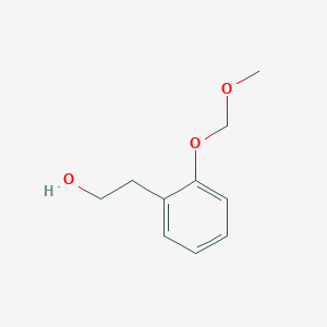 molecular formula C10H14O3 B8106796 2-[2-(甲氧甲氧基)苯基]乙醇 
